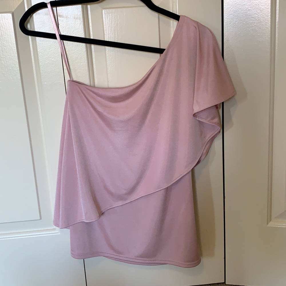 WHBM ONE-SHOULDER TOP - Picture 3 of 4